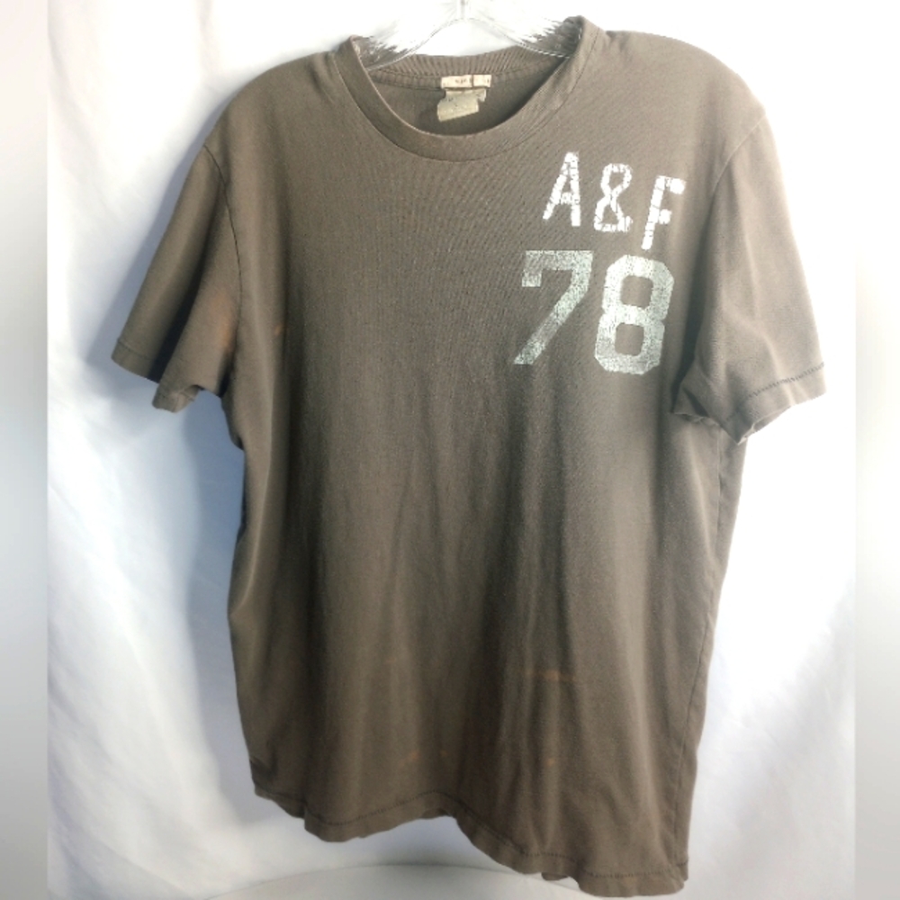 *Ambercrombie & Fitch 78 Vintage Grey Shirt Size L